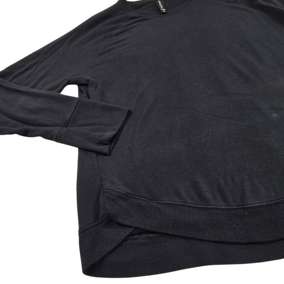 Athleta Mindset Sweatshirt Size 1X Black Soft Nirvana Knit #472751 - Picture 3 of 10